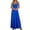 Blue, variant on Sundress with Built in Bra Women Two Piece Sets Elegant Stretch Cami Maxi Dress Sleeveless A-Line Casual Tank Dresses Black S