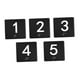 thumbnail image 2 of Letreros para salas de examen con números del 1 al 5 en braille, resistentes y multiusos, para centros de pruebas de asistencia direccional., 2 of 9
