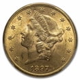 thumbnail image 2 of 1897 $20 Liberty Gold Double Eagle MS-61 PCGS, 2 of 3