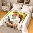 thumbnail image 4 of Personalised Picture Blankets Custom Photo Fleece Throw Blanket, 4 of 9