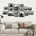 thumbnail image 3 of 15 Pack Picture Frames Collage Wall Decor, Gallery Frame Set for Wall Mounting or Tabletop Display, Multi Sizes Including 3pcs 8x10, 6pcs 5x7, 6pcs 4x6, Black, 3 of 8