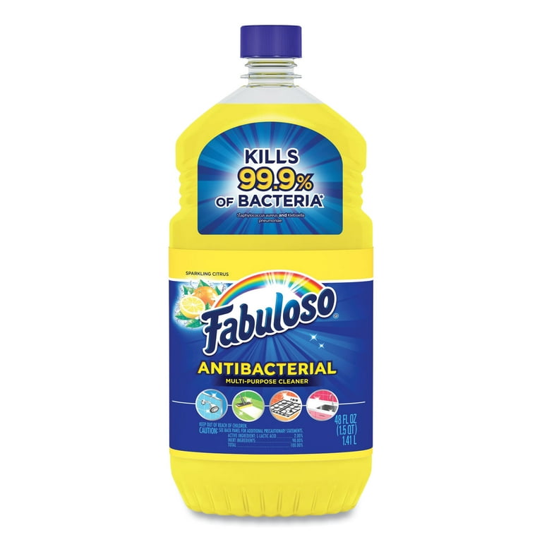 Antibacterial Multi-Purpose Cleaner, Sparkling Citrus Scent, 48 oz Bottle, 6/Carton Antibacterial Multi-Purpose Cleaner, Sparkling Citrus Scent, 48 oz Bottle, 6/Carton