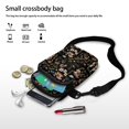 thumbnail image 7 of HELLHERO St. Patrick's Day Black Cat Lightweight Women Crossbody Bag Polyester for Adult, 7 of 7