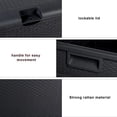 thumbnail image 5 of 120gal 460L Outdoor Garden Plastic Storage Deck Box Chest Tools Cushions Toys Lockable Seat Waterproof, Black, 5 of 10