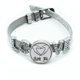 thumbnail image 1 of Gesto personalizado negro en forma de corazon Pulsera pulsera pulsera de cristal amor pulsera ajustable, 1 of 2