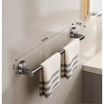 thumbnail image 2 of 19.6inch Vacuum Suction Cup Towel Bar, Removeable Shower Mat Rod Shower Door Adhesive Towel Bar Suction Towel Rack, 2 of 7