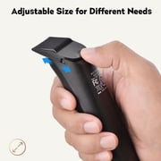 Body Hair Trimmer for Men,Manscape 3-in-1 Body Groomer Kit for Groin,IPX7 Waterproof Wet/Dry Electric Shaver Razor,Grooming for Face and Body,USB & Wireless Charging,Gifts for Men,Black