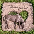 thumbnail image 5 of Carson Home Accents Outdoor Garden Sympathy Resin Animal Pet Memorial Stone with Devoted Angel Horse, Quote, and Heart Cutout, Gray, 5 of 8
