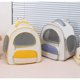 thumbnail image 5 of Bolsas de transporte para gatos de tela Oxford transpirables, bolsa portátil para gatos, bolsa resistente para mascotas, mochila para mascotas al aire libre, bolsa de transporte plegable para gatos, 5 of 5
