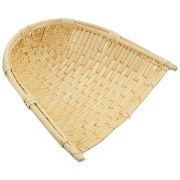 PTOOTP Mlins Large Woven Storage Basket Handmade from Bamboo for Home Use