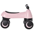 thumbnail image 6 of Qaba Baby Balance Bike for 18-36 Months, Toddler No Pedal Ride-on Walking Bike with 4 Wheels Gifts for Boys Girls, Pink, 6 of 9