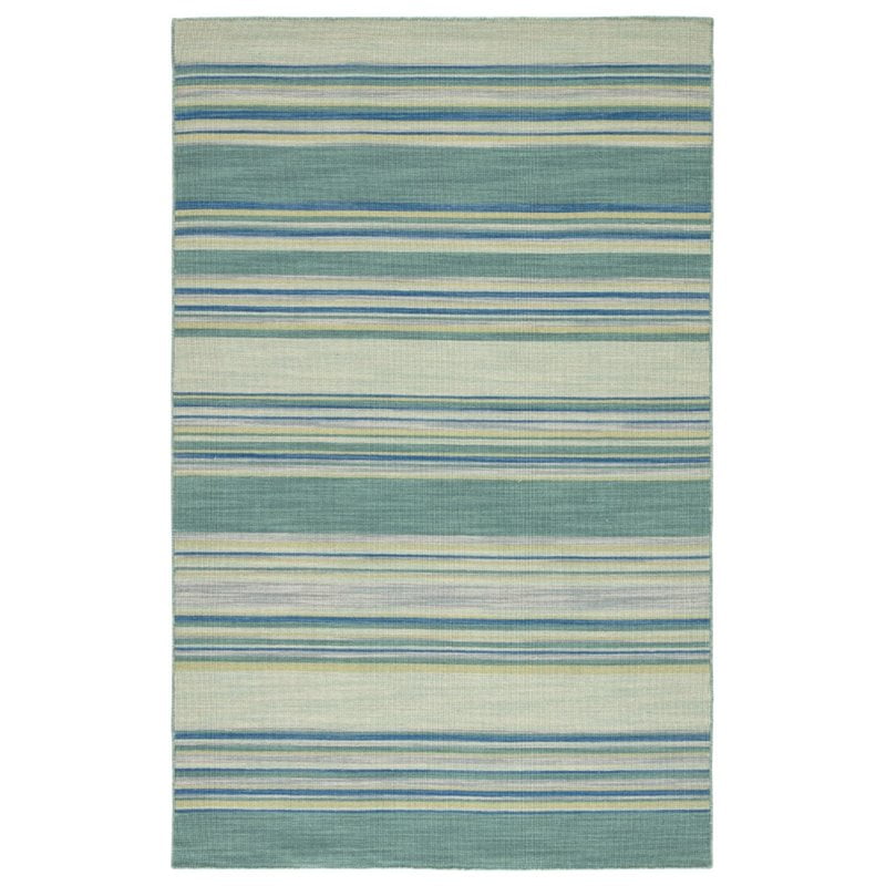 Jaipur Living Coastal Shores 4' x 6' Flatweave Wool Area Rug in Blue
