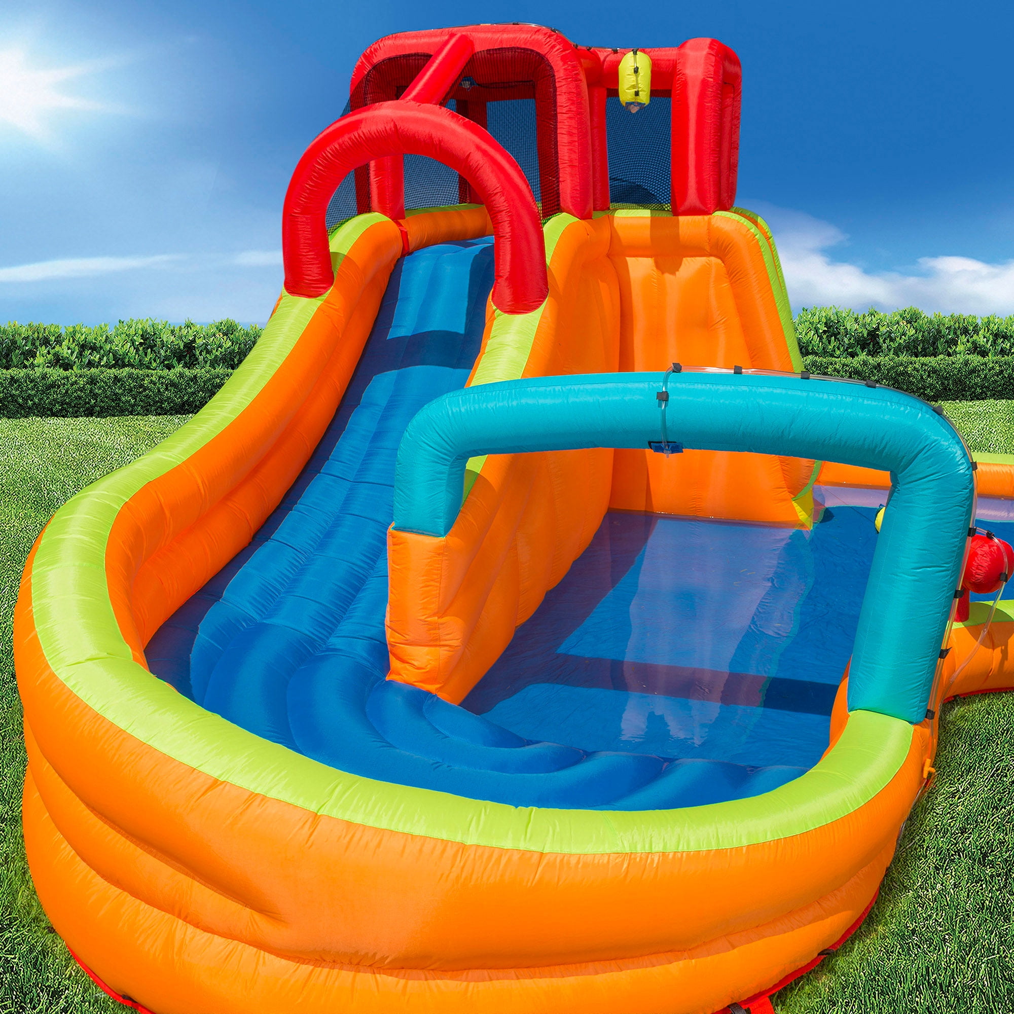 Banzai Inflatable Lazy River Pool Banzai Big Blast Water Park