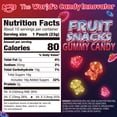 thumbnail image 5 of Amos Fruit Snacks Berry Mix Vitamin C Healthy Snacks, Astronaut & Rocket Shapes Gluten-Free Snacks 8.47oz (1 Pack), 5 of 7