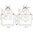 thumbnail image 2 of Work Apron for Men Women, Cotton Canvas Cross Back Apron Durable Adjustable Chef Apron with Multi-pocket, 2 of 4