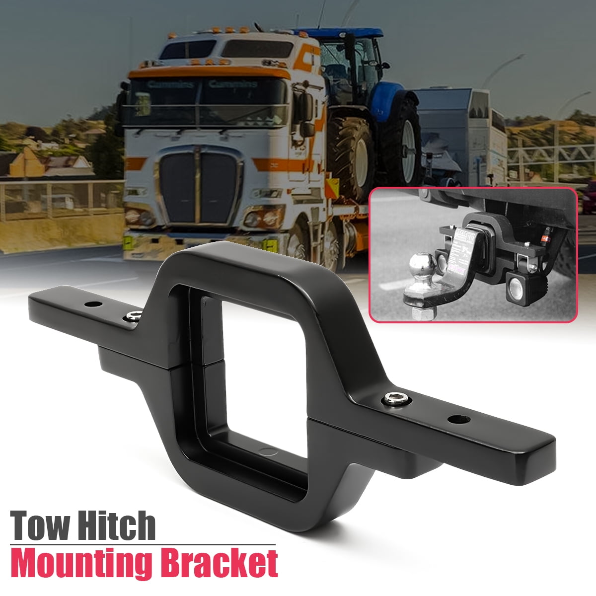 Universal Car Truck SUV Trailer Tow Hitch Mounting Bracket Holder For