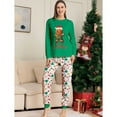 thumbnail image 5 of GYRATEDREAM Christmas Family Pajamas Sets, Christmas Family Matching Pajamas Sleepwear, Xmas Holiday Print Family Pjs Jammies Nightwear Loungewear for 3M-4XL, 5 of 6