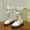 White, variant on Fashion Autumn Children Girls Sports Shoes Flat Thick Bottom Non Slip Easy To Wear PU Upper Comfortable Boots Black 32