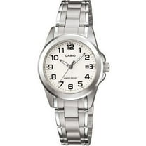 Casio LTP-1215A-7B2 Women's Silver Quartz Analog Dress Watch w/ Date Display
