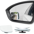 thumbnail image 1 of Yazoeia 2 Pack Blind Spot Mirrors, 2'' Fan Shape Waterproof HD Frameless Glass with Wide Angle, Self-Adhesive Adjustable Rear View Convex Mirrors Suitable for Car, RV, SUV, Truck CJC912-115727, 1 of 6