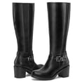 thumbnail image 4 of LuckLilac Women Knee High Boots Wide Calf Fashion Dress Shoes Chunky Heel Casual Work, 4 of 7