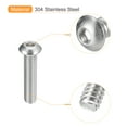 thumbnail image 4 of 5/16-18x1-1/2" Button Head Socket Cap Screws, 20 Pack 304 Stainless Steel Screws, 4 of 5