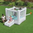 thumbnail image 4 of H2OGO! Jump & Joy Kids White Bounce House with Slide and Blower, Indoor/Outdoor, Ages 3+, 4 of 13
