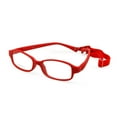 thumbnail image 1 of Gafas para niños y niñas, montura de gafas ópticas con correa, tamaño 49-16,6-8 años sin tornillo, gafas flexibles de una pieza para niños con cordón, 1 of 5