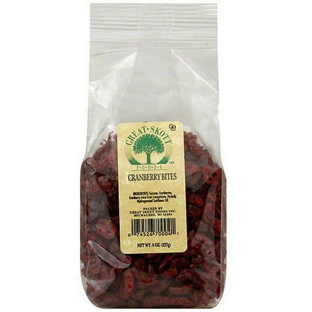 Great Skott Cranberry Bites, 8 oz (Pack of 6)