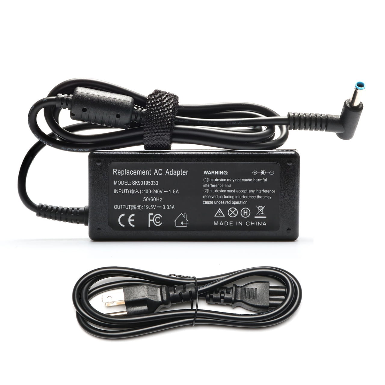 Chargeur Officiel HP Occasion - 65W 19.5v, 3.33A 