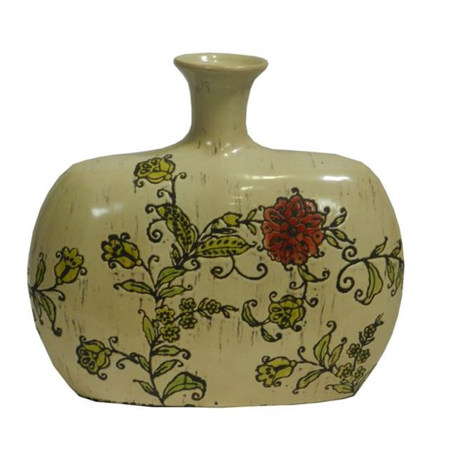 Benzara ETD-EN30865 Unique Ceramic Vase, Multicolor
