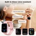 thumbnail image 3 of Smart Watch for Men Women with Alexa Built-in, 1.83" Fitness Watch with Bluetooth 5.3 (Answer/Make Call), IP68 Fitness Tracker Women Men, 100+ Sports Activity Tracker for Android & iOS, Pink, 3 of 8