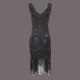 thumbnail image 2 of DEELLEEO Plus Size Vintage 1920S Flapper Tassel Great Evening Party Cocktail Dress, 2 of 6