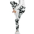 thumbnail image 4 of COEQINE Camo Black Grey Girls' Sport Legging Buttery Soft High Waist Yoga Pants for Jogging, for 6-7 Years Kids Girls, 4 of 7