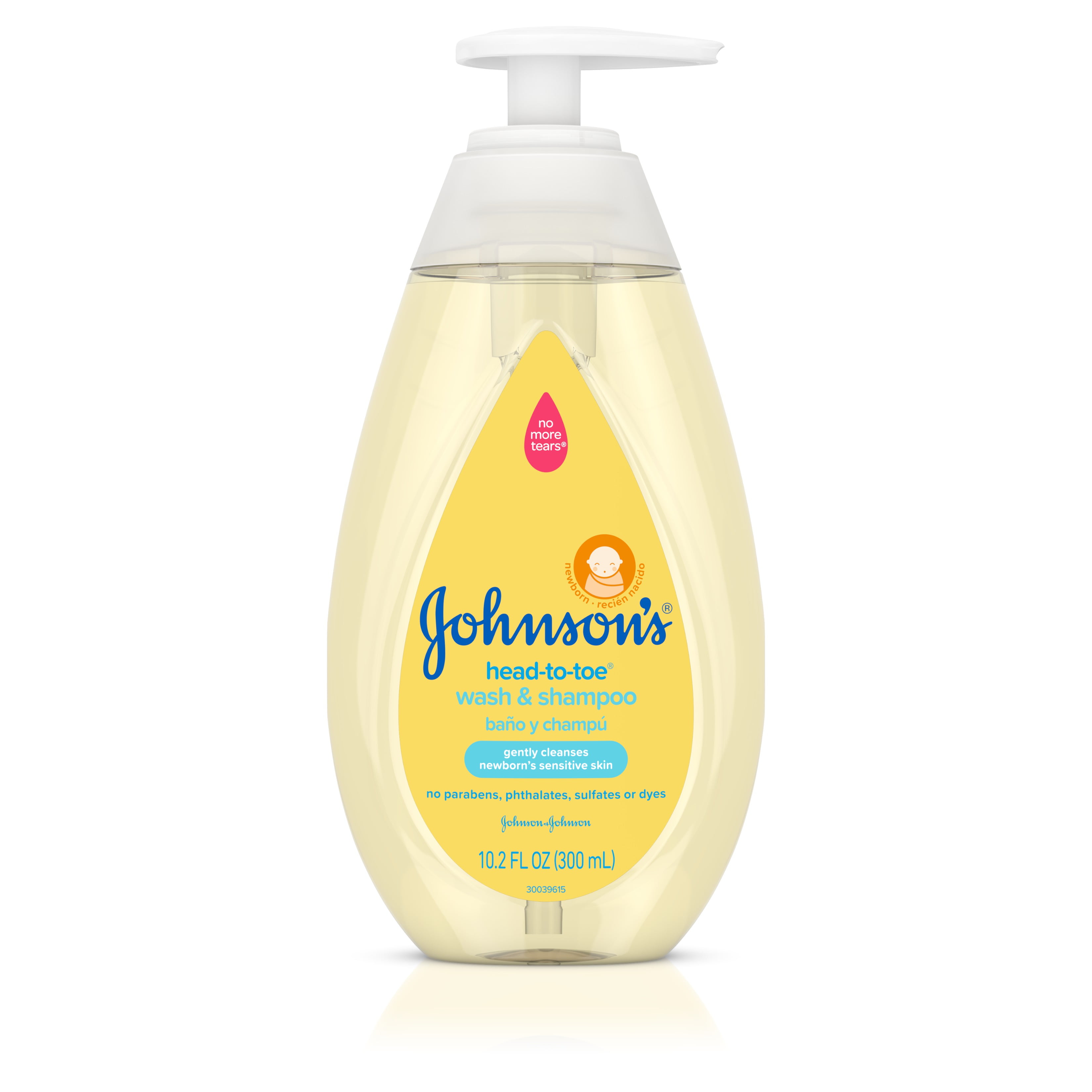 Johnson's Head-To-Toe Tearless Gentle Baby Wash & Shampoo, 10.2 fl. oz