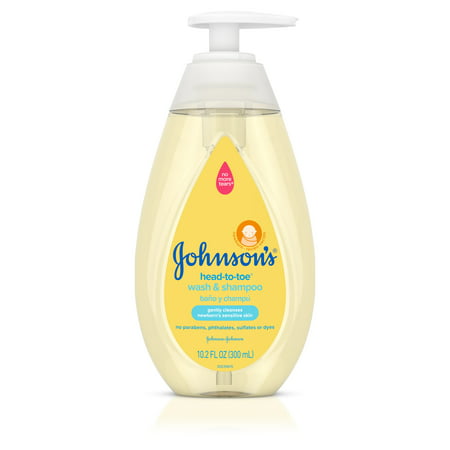 Johnson's Head-To-Toe Tearless Gentle Baby Wash & Shampoo, 10.2 fl.