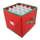 thumbnail image 4 of 64 Rejilla Adorno navideño Caja de almacenamiento Contenedor Titular Protector Plegable Divisores duraderos Estuche Tela no tejida para Navidad Casa Yuyangstore contenedor de almacenamiento, 4 of 8