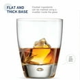 thumbnail image 4 of Bormioli Rocco Luna Double Old Fashioned Glasses, Clear, Set of 4, 4 of 8