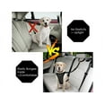 thumbnail image 3 of Cinturón de seguridad para perros Cinturón de seguridad para coche para mascotas Restricción del reposacabezas Ajustable Reflectante Elástico Conectar Arnés para perros-Negro, 3 of 6