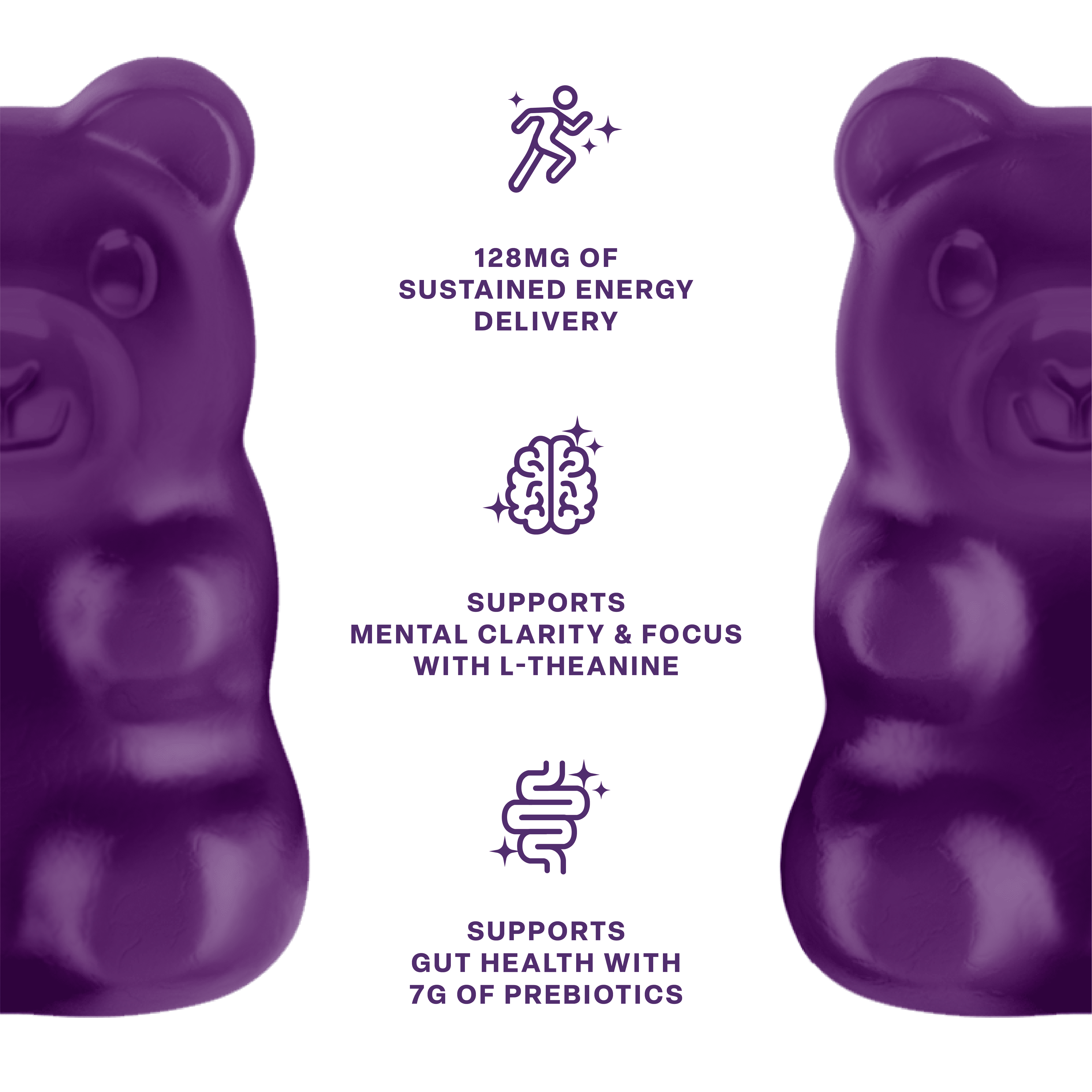 Lucky Energy Bodacious Berry 10 Pack Gummies