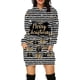 thumbnail image 2 of Vestido de suéter sexy para mujer, sudaderas con capucha para otoño e invierno, vestido con capucha harajuku, jersey con estampado navideño de Papá Noel, informal, 2 of 5
