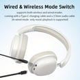 thumbnail image 6 of Portable wireless folding earphones - Equipped with HD microphone for clear vocals - Large-capacity battery with up to 20 hours of battery life - With noise reduction isolation function, 6 of 11