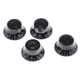 thumbnail image 2 of Perillas de control de guitarra eléctrica Yuyangstore 4 Piezas negro, 2 of 6