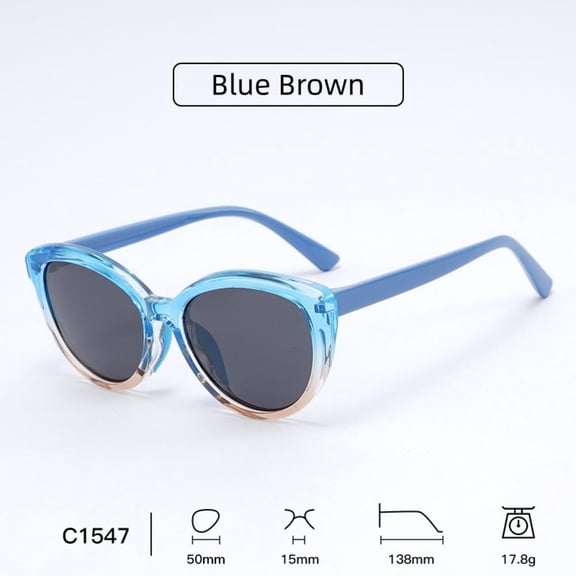 Kids Polarized Sunglasses Cute Cat Eye UV400 Protection Flexible TPEE Temple Children Sunglasses for Boys Girls Outdoor Beach Travel