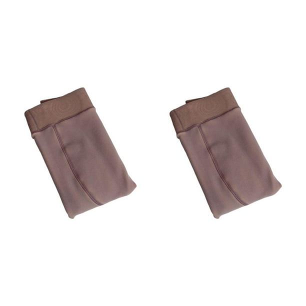 Jumpingount Womens Winter Fleece Lined Tights Plus Thermal Leggings Pants Seamless Coffee Size Type1 NO1
