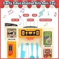 thumbnail image 7 of RUVINCE Kids Kitchen Playset for Toddler with Chef, Play Kitchens, Blue, Plastic, 7 of 7