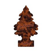 8 Pack Car Freshner 32290 Little Trees Air Freshener Leather Scent - 3 Trees per Package