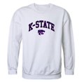 thumbnail image 1 of W Republic 541-127-WHT-03 Kansas State University Chandail en Molleton Ras du Cou pour Hommes Campus, Blanc - Large, 1 of 1