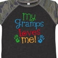 thumbnail image 4 of Inktastic My Gramps Loves Me Boys or Girls Toddler T-Shirt, 4 of 5