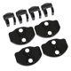 thumbnail image 2 of Door Lock Latches Cover Protector Black Coating Door Lock Covers Protection Trim Replacement for Tesla Model 3 Model Y, 2 of 5